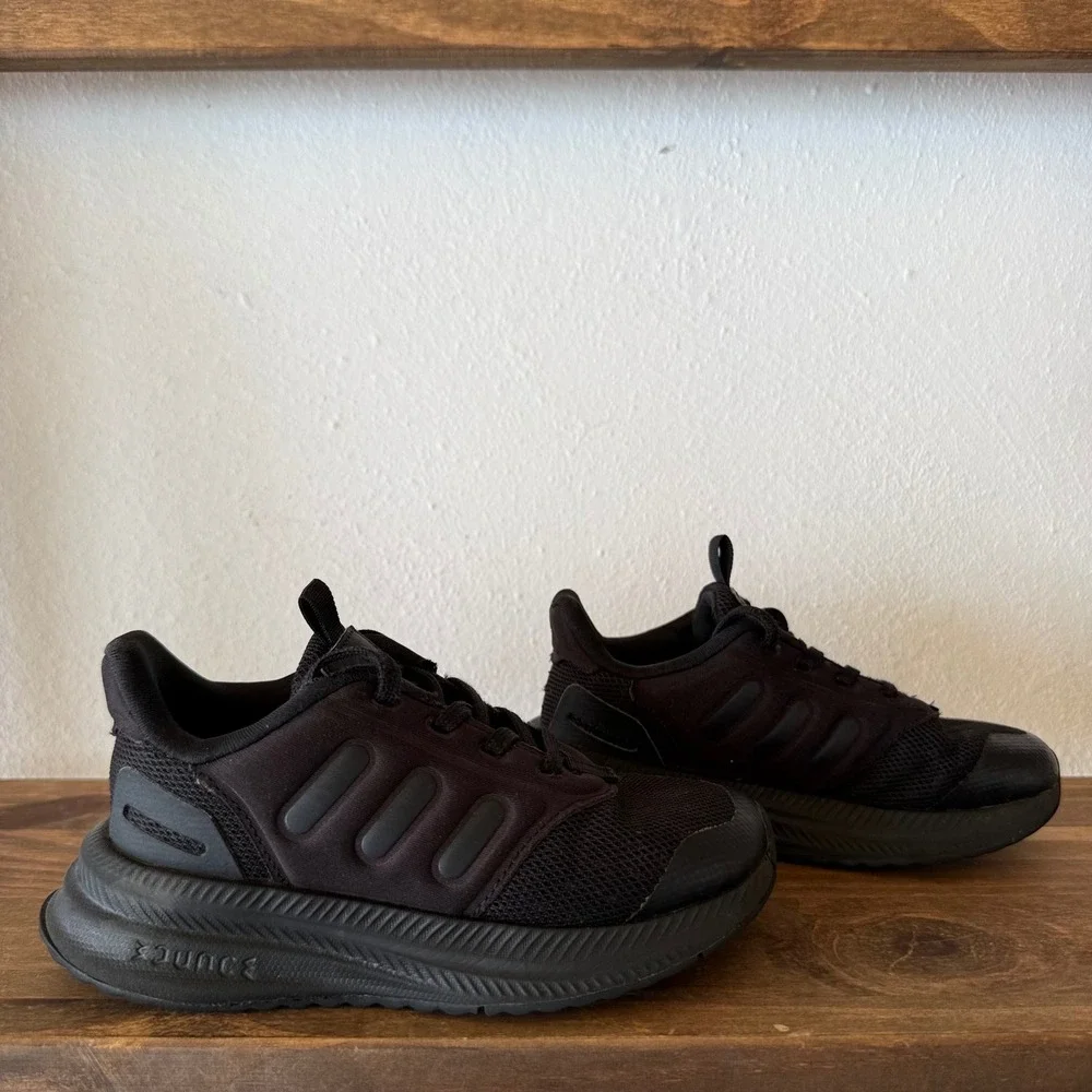 Lot of 2 adidas X_PLRPHASE UBounce DNA Kids Sneakers Triple Black Size 11K